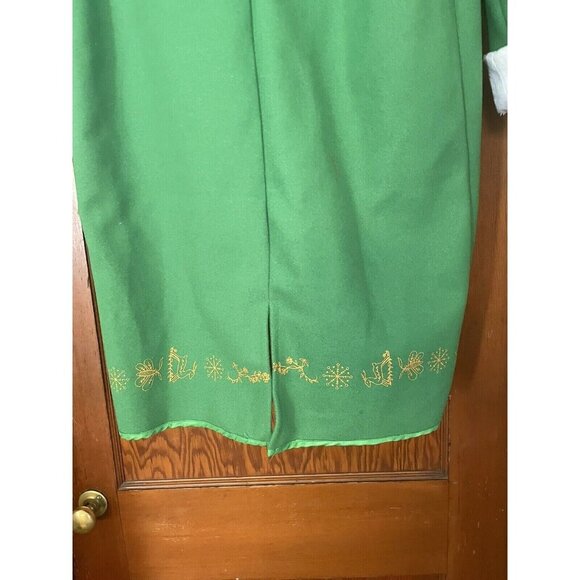 Men's Elf Costume Coat Adult Christmas Cosplay Suit Xmas Outfits Small Coat - Picture 9 of 11